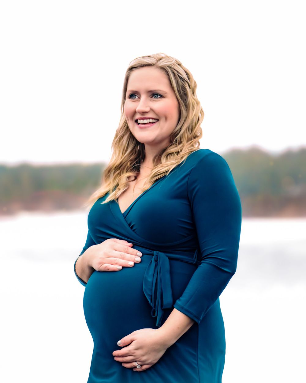 Maternity Photo Life By Lauren Photography Clough State Park, Weare, NH