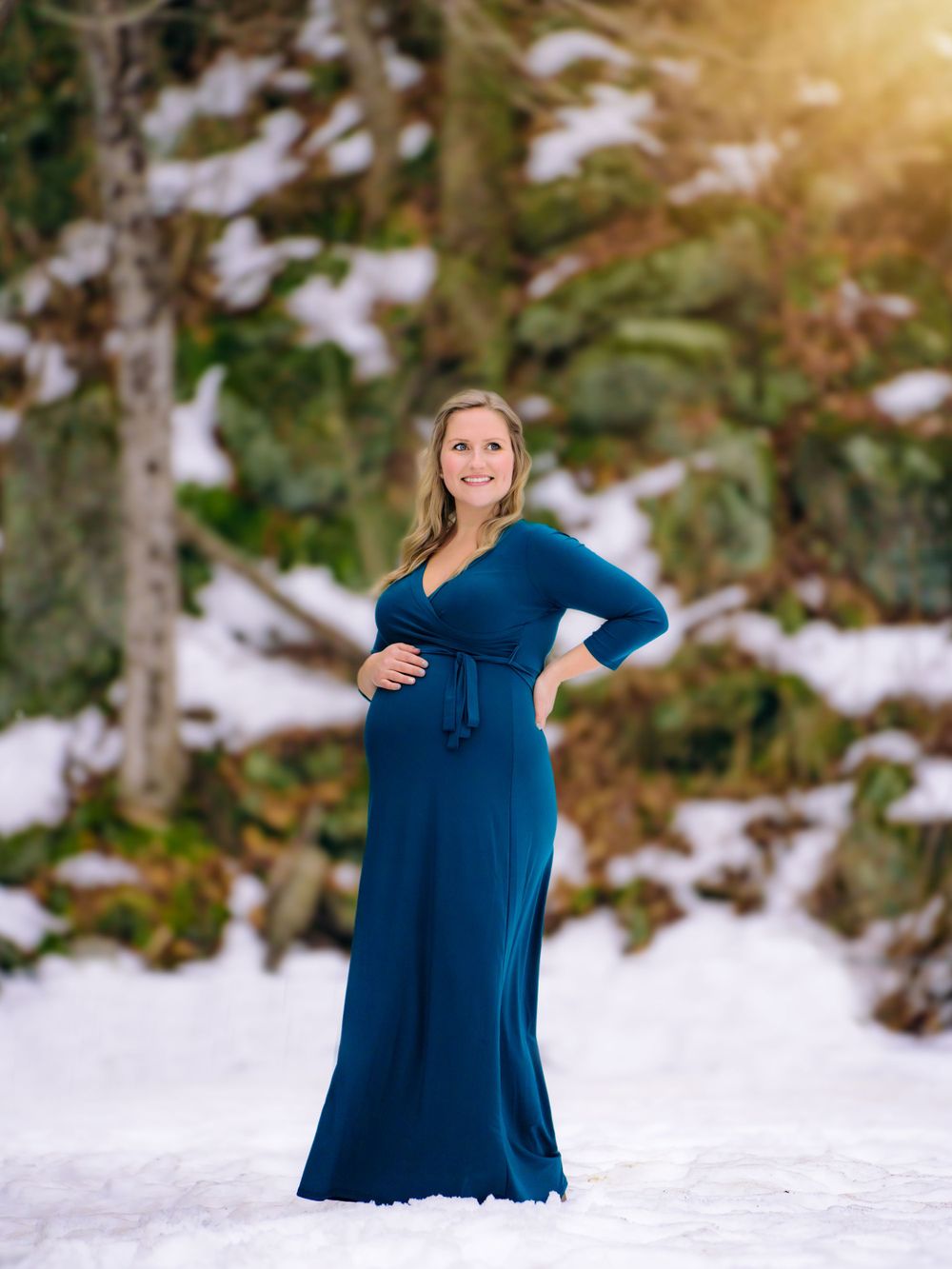 Maternity Photo Life By Lauren Photography Clough State Park, Weare, NH