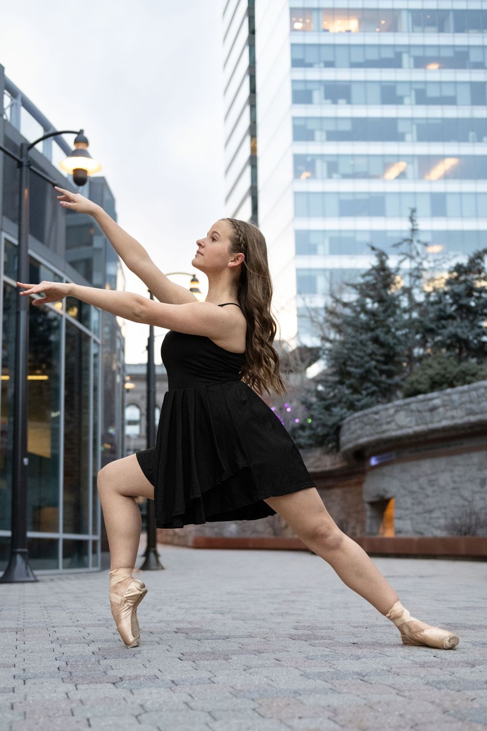Dancer in downtown Salt Lake City, Utah