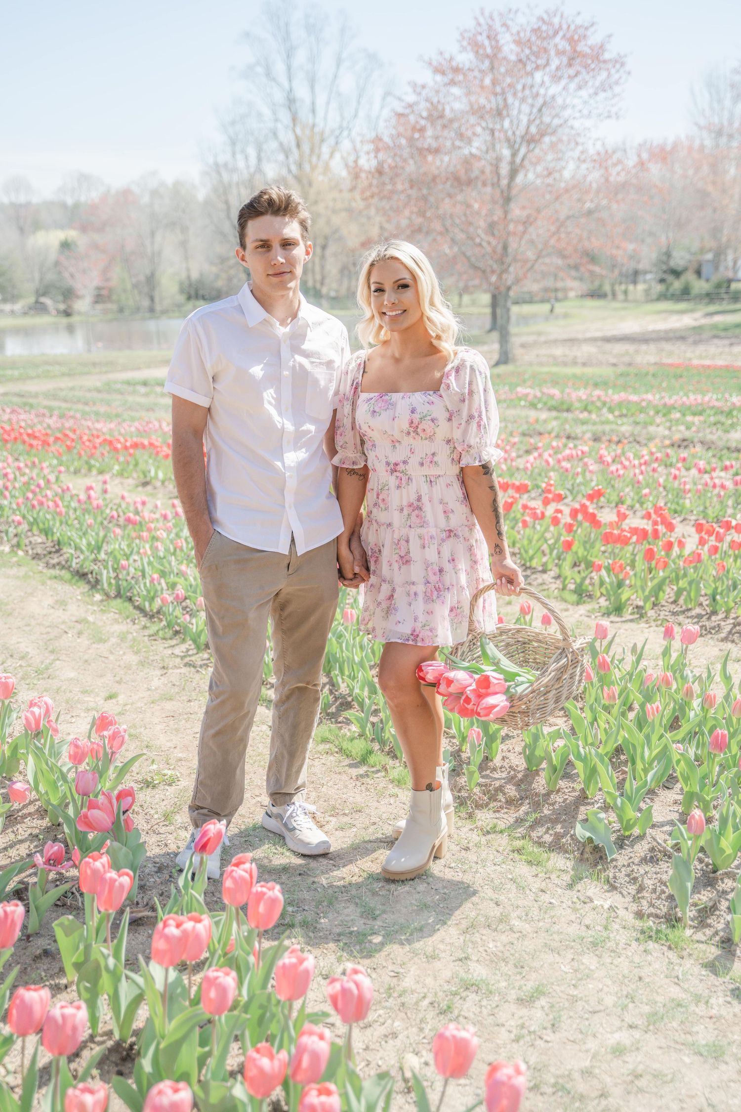 Dewberry Farm Photoshoot Tulip Mini Session Triad Greensboro, NC