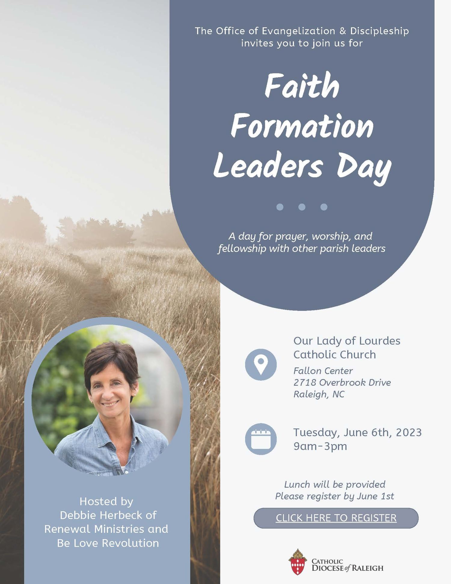 Formation Event Layout Design for Catholic Diocese of Raleigh, North Carolina