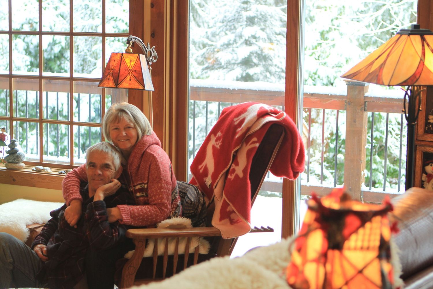 Kelly and Holly Fenley at home