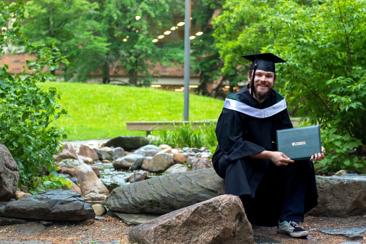 University of Alberta Graduate, on Campus, Edmonton, Canada