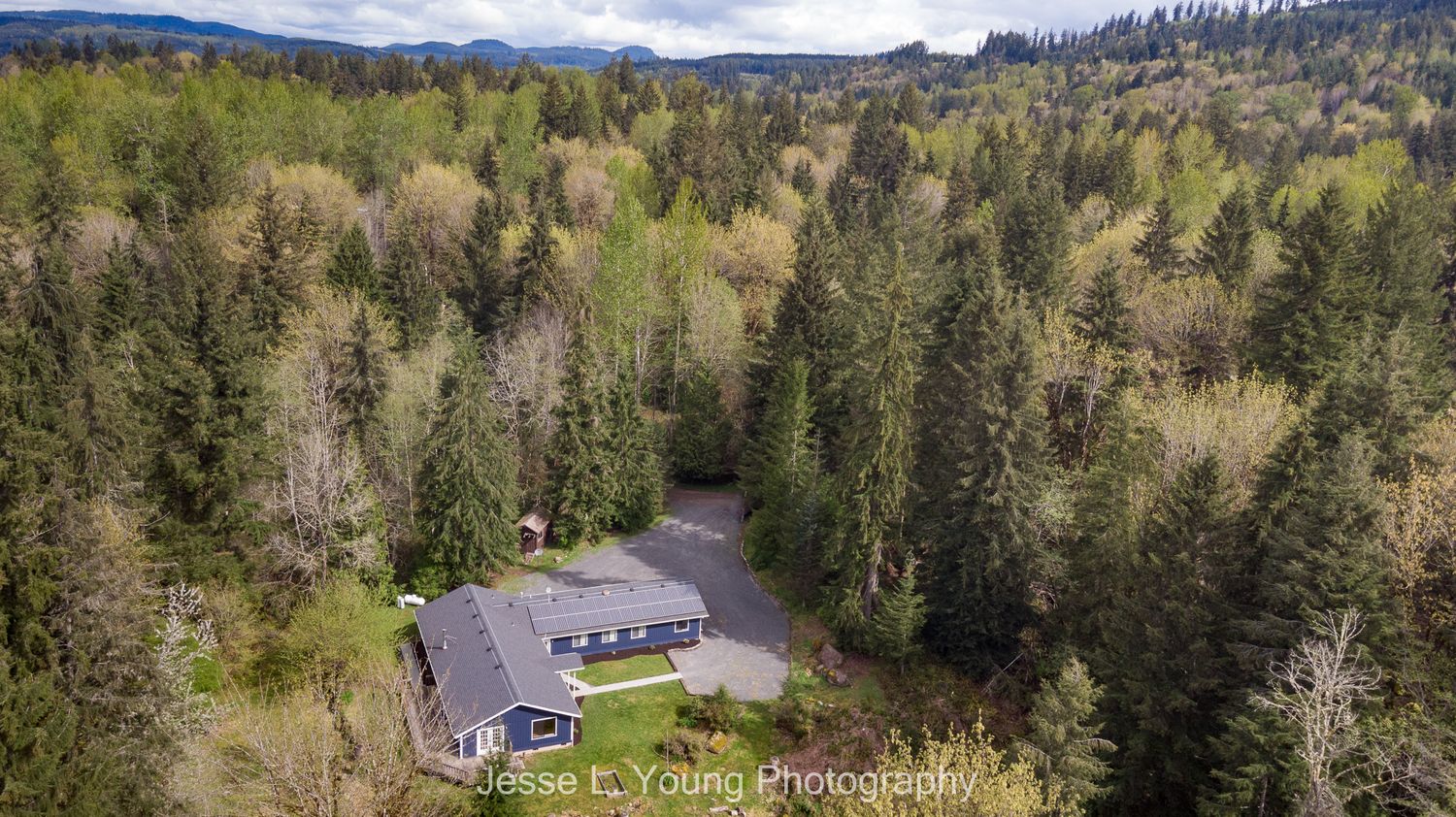 Drone real estate photography