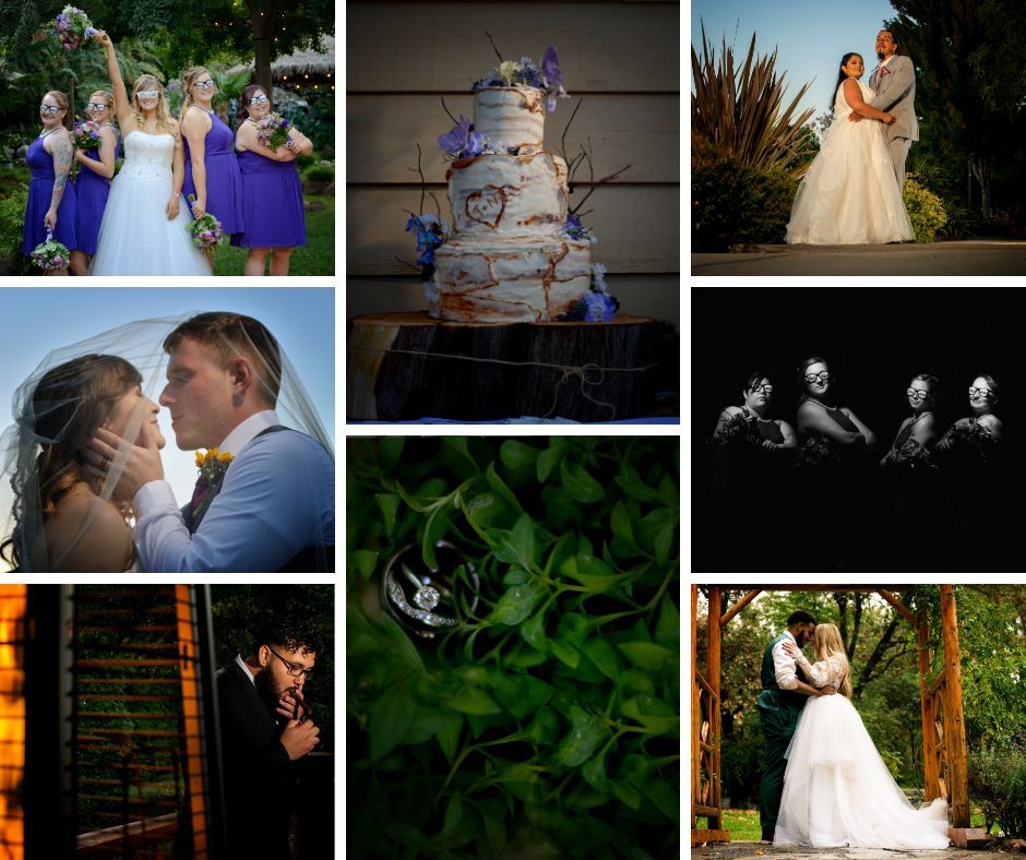 Wedding photography from Humboldt County, Butte County, Jackson County Oregon, west coast weddings