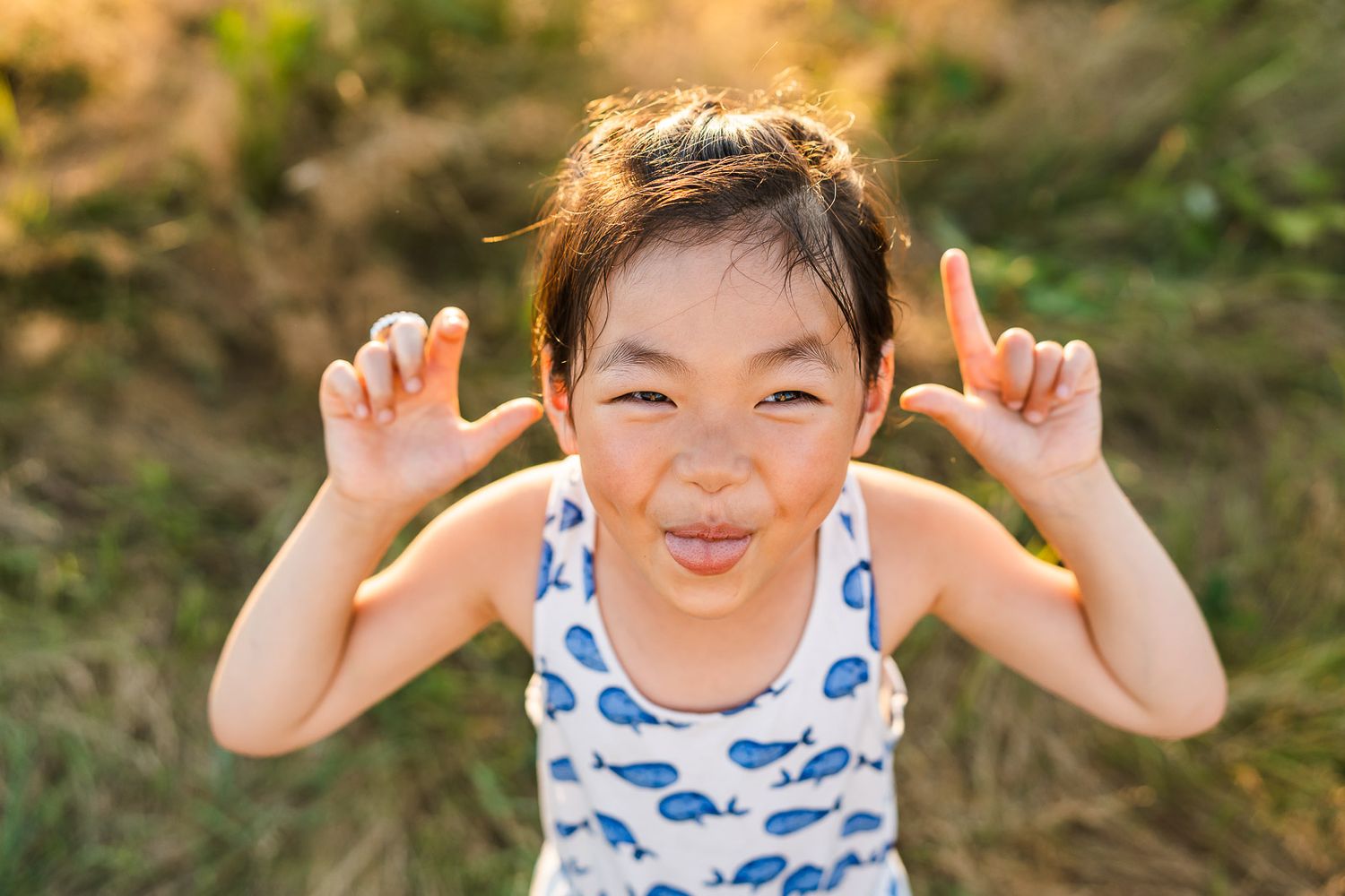 Redmond Family Photographer, silly portrait