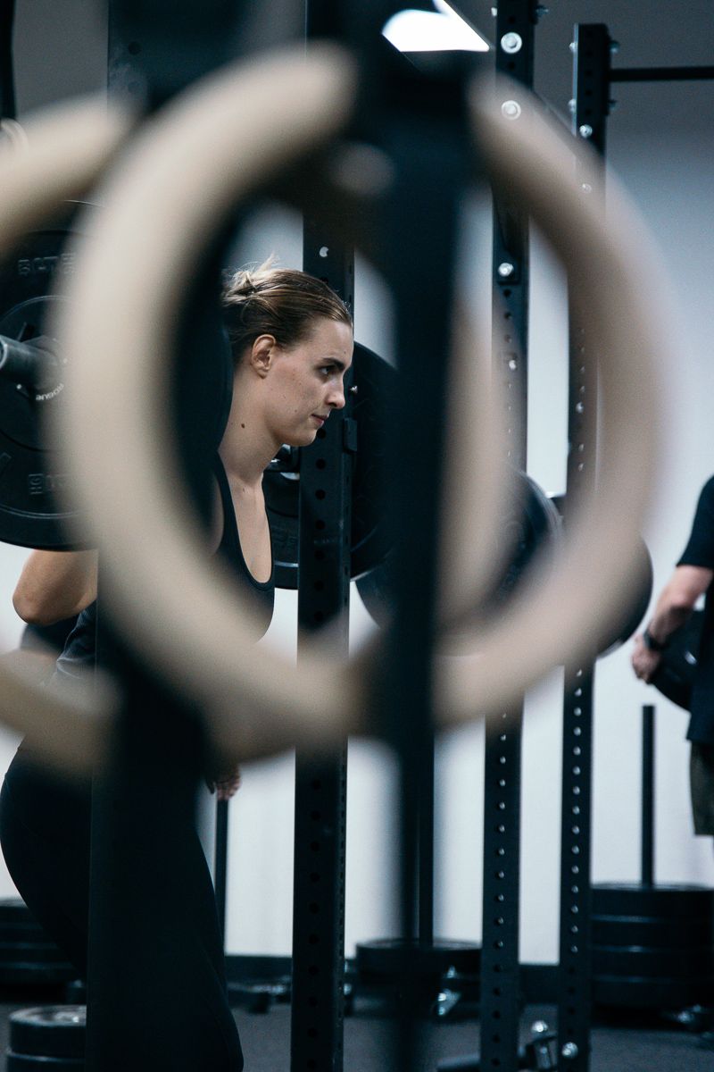 fitness person locked in