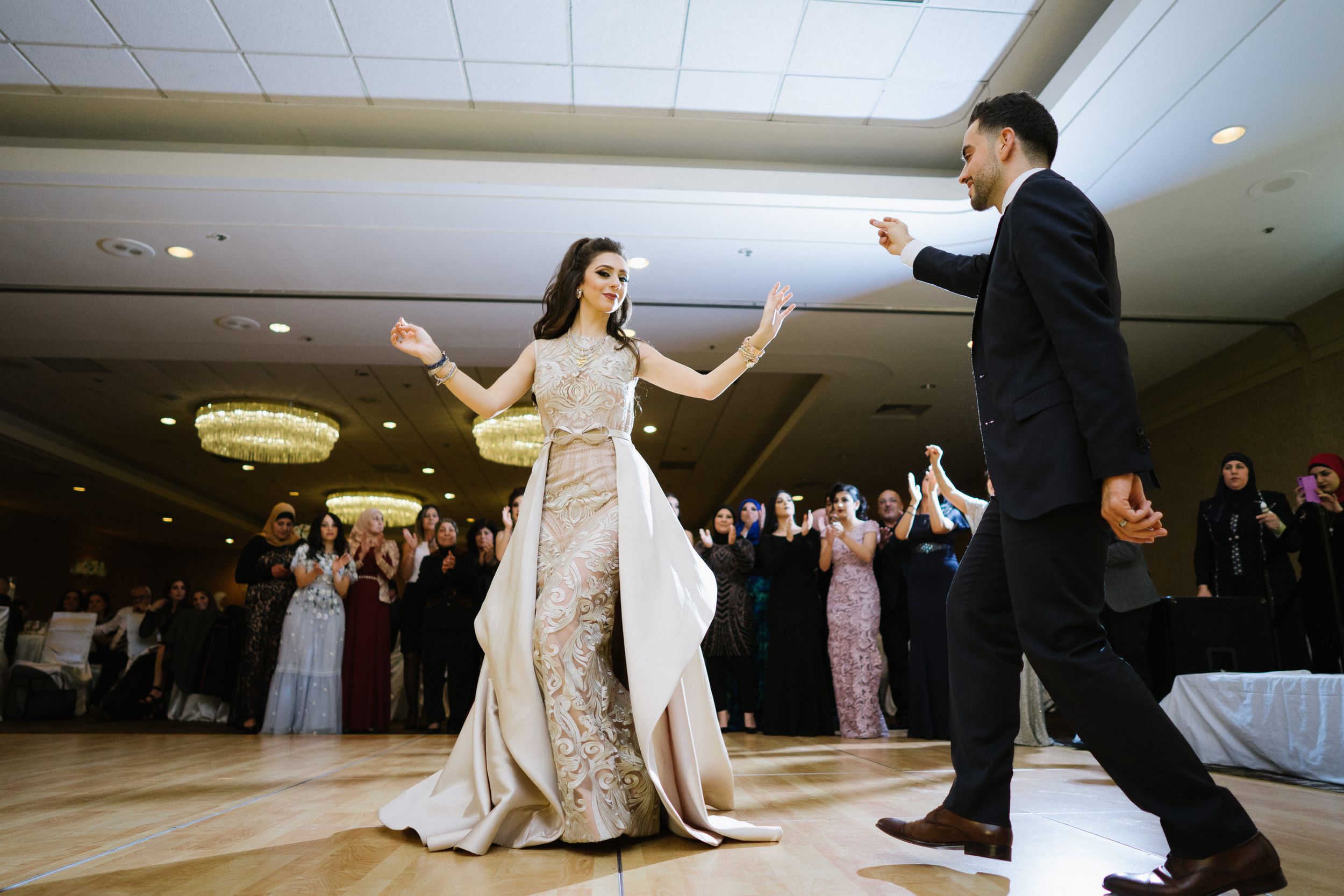 Calgary Plaza Hotel Lebanese Dabke Wedding