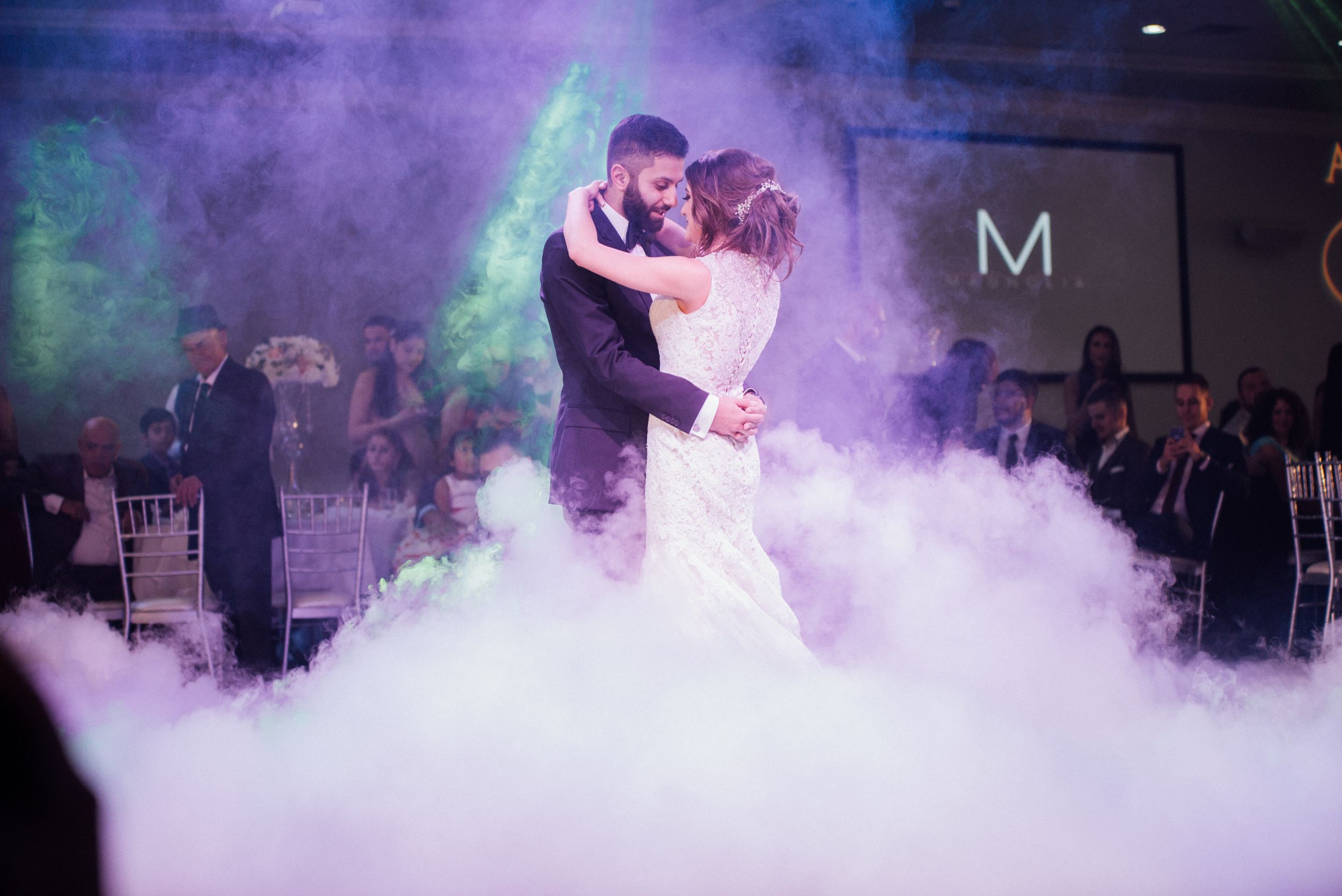 Calgary Lebanese Dabke Wedding Day Couple