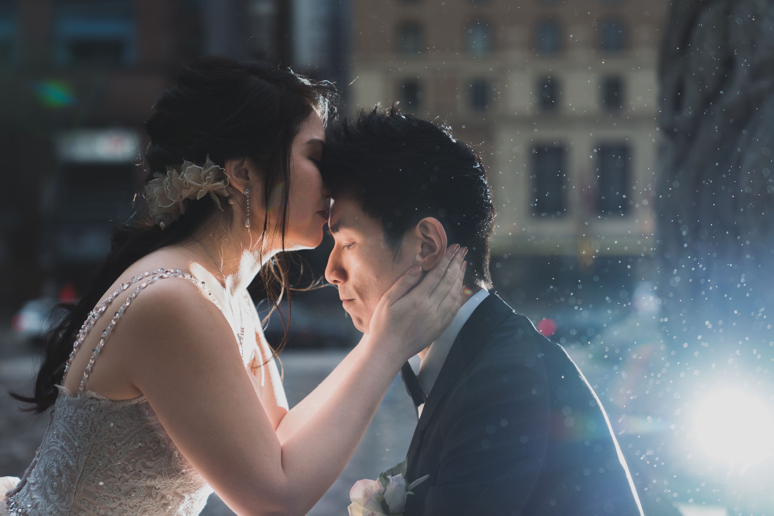 Vancouver Art Gallery Wedding Day Couple