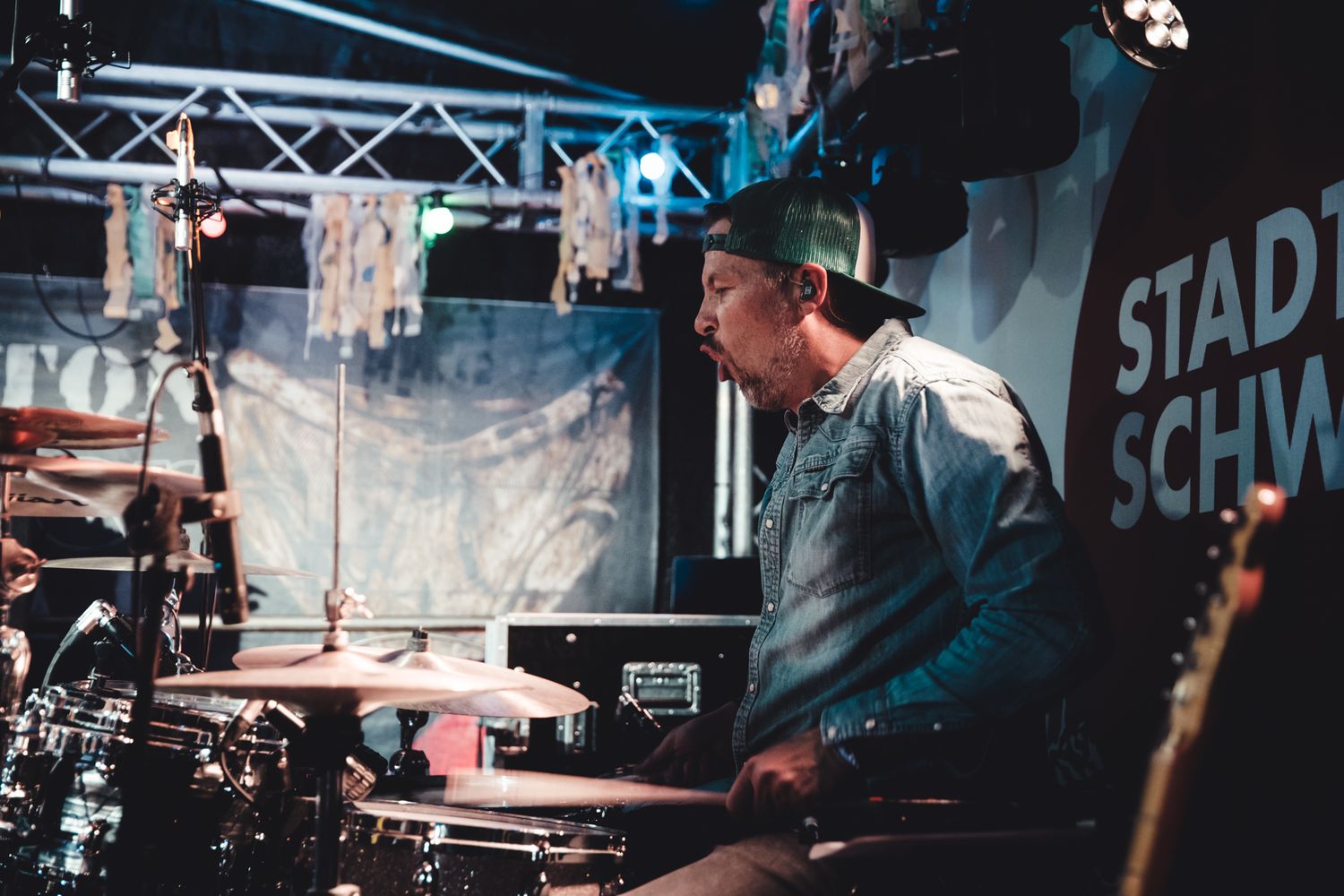 cotton underwear, Rockcoverband aus Tirol, beim Stadtfest in Schwaz mit Gerhard Angerer am Schlagzeug