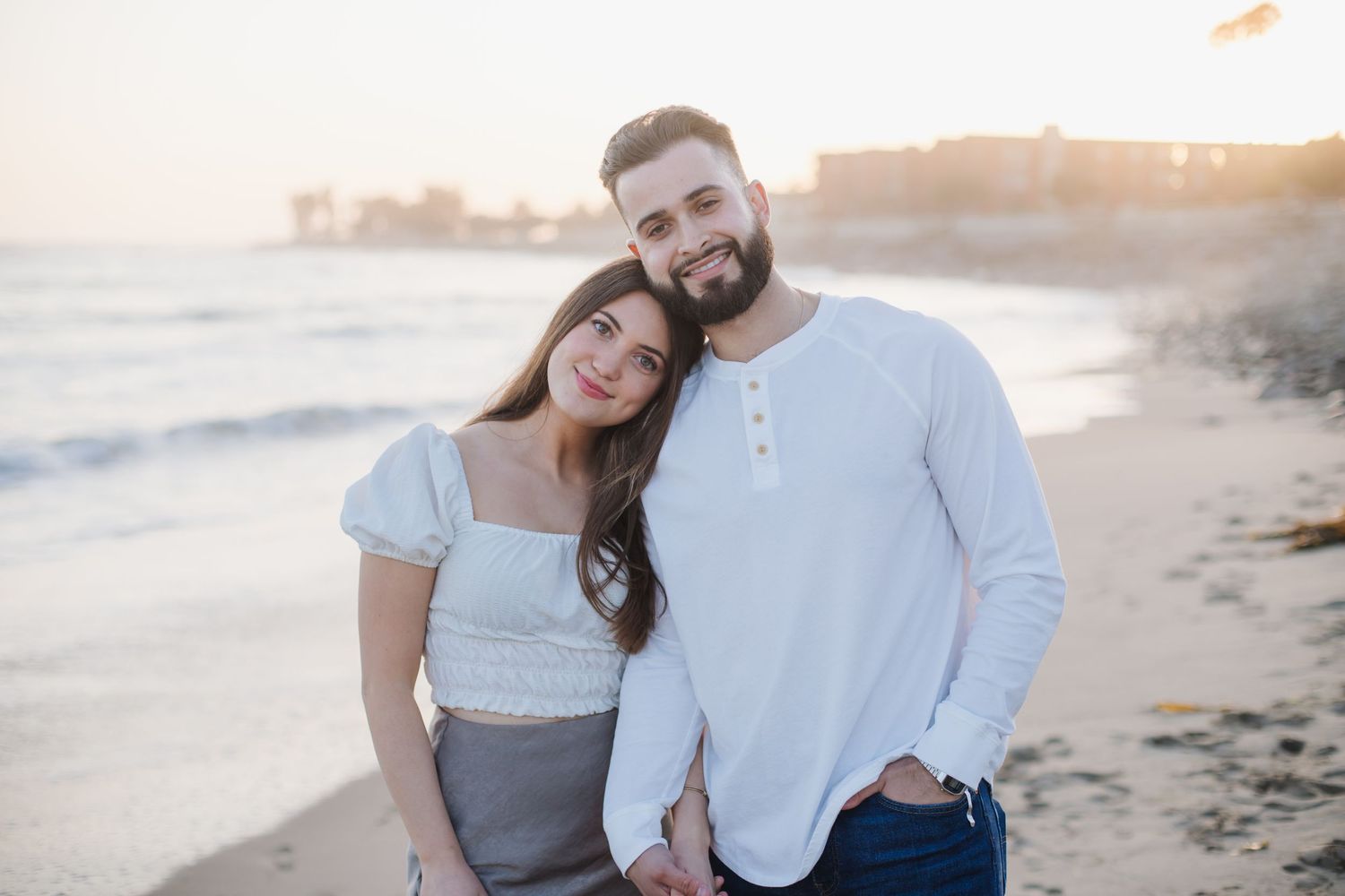 film inspired couple beach session