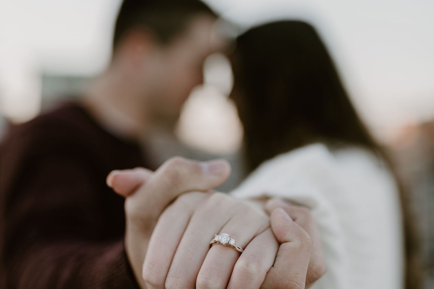 Lifestyle couples portrait in Joplin, Missouri with movement-focused posing and intimate storytelling.