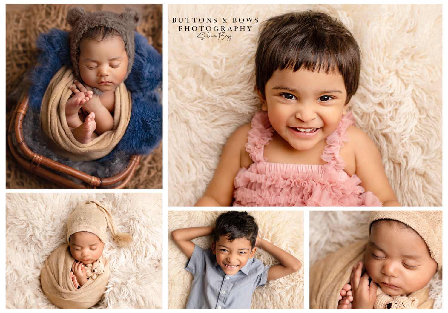 Professional portrait collage showcasing various expressions and poses on textured backgrounds.raceview, easternheights, booval, Tivoli, Bun