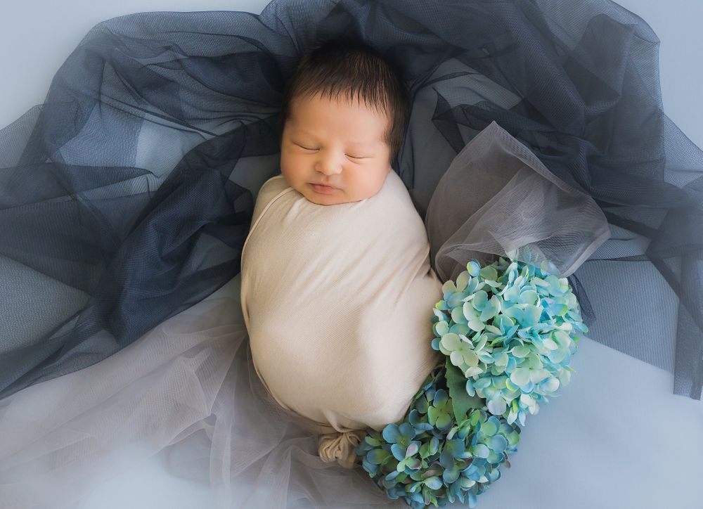 Newborn baby navy