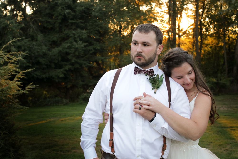 formal poses hugging portrait golden hour holding hands