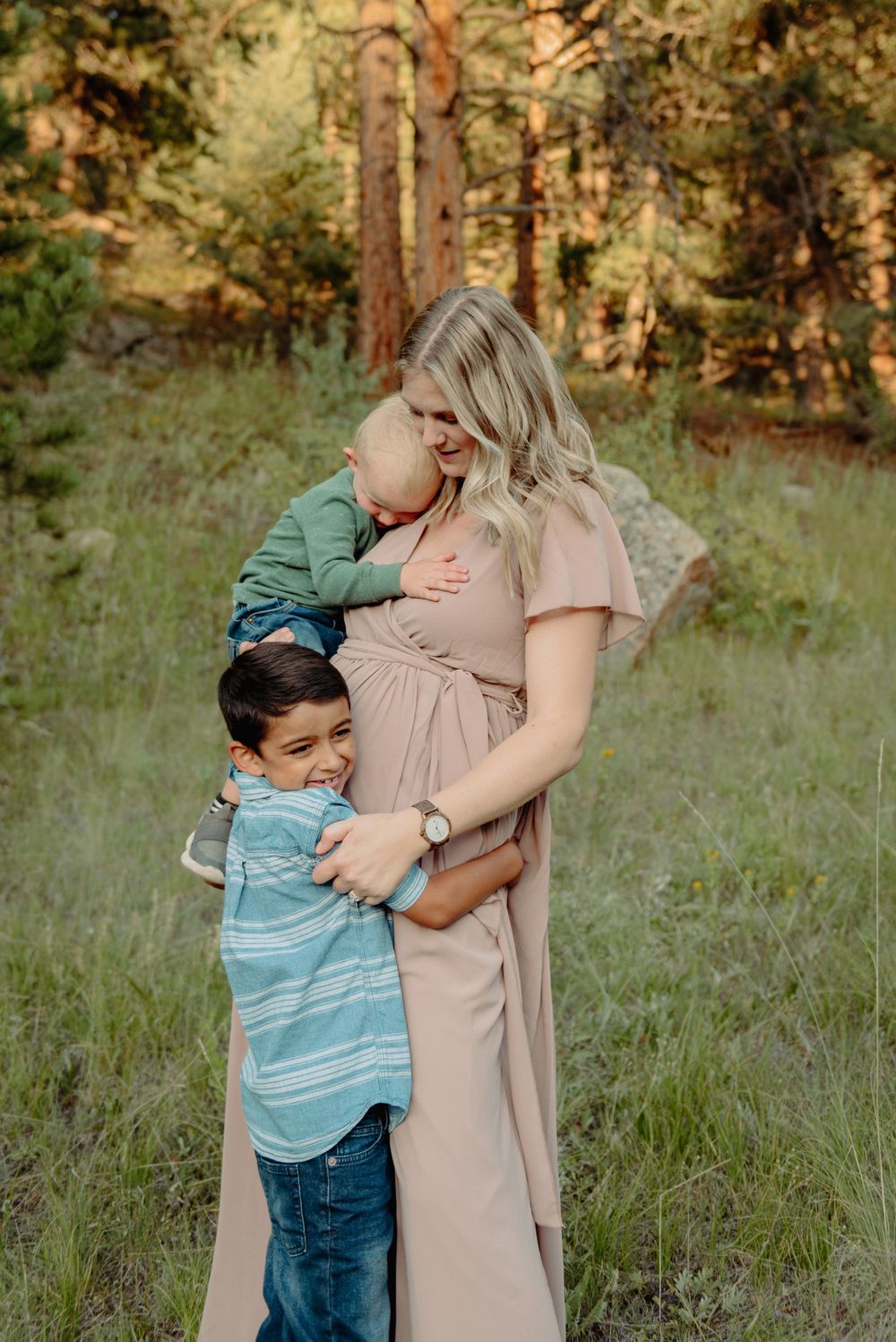 mountain conifer pine bailey evergreen denver maternity photographer
