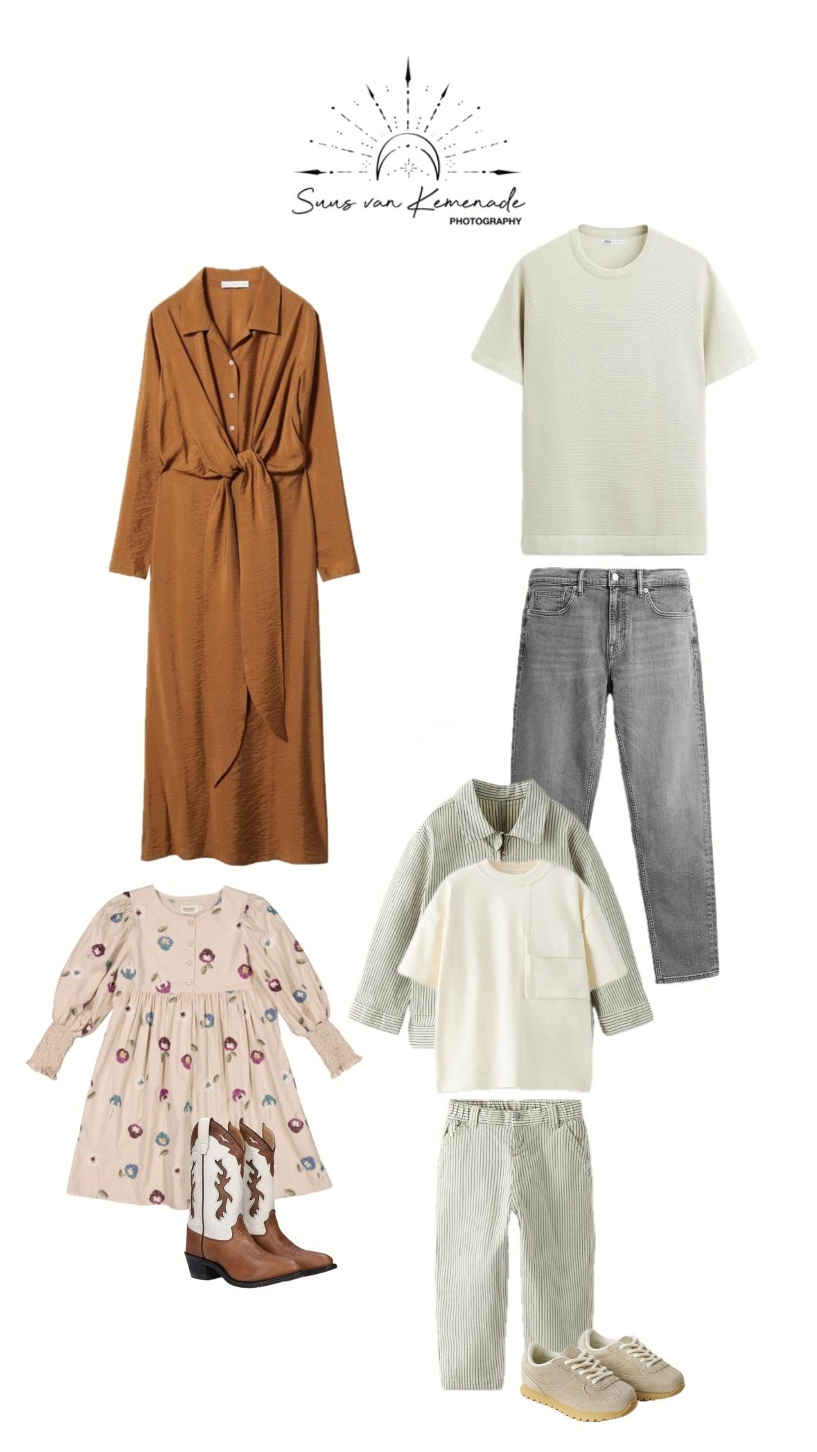 Kledinginspiratie voor gezin fotografie in Geldrop en omgeving Eindhoven – tips voor outfits. Gecoördineerde outfits. Familiekleding.