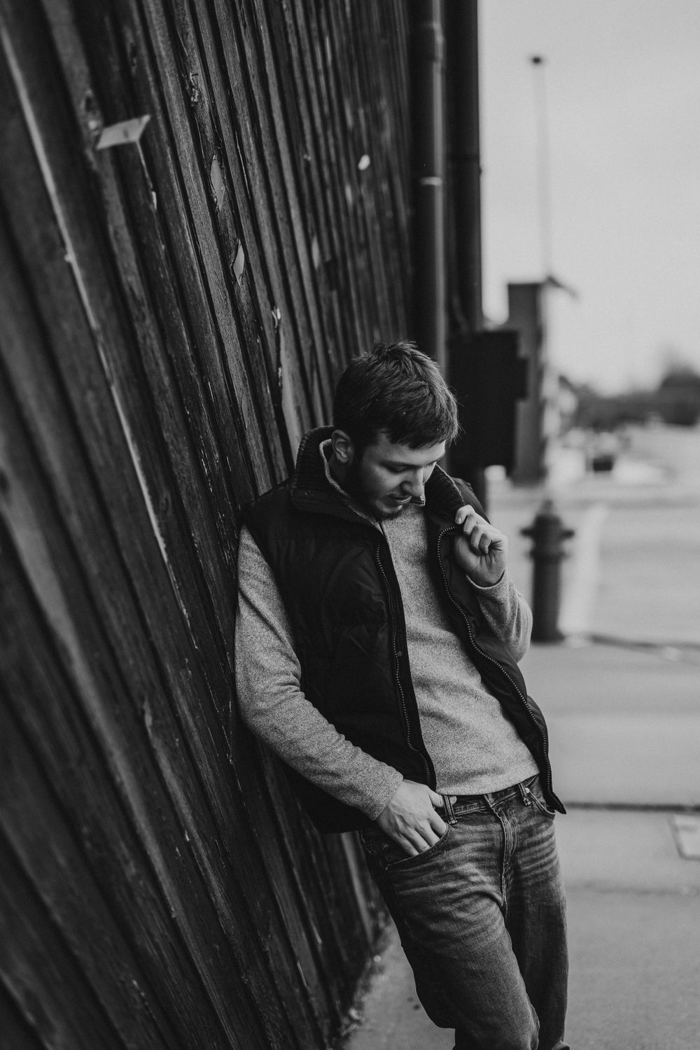 Senior photography session in Michigan, showcasing individual style and celebrating a milestone