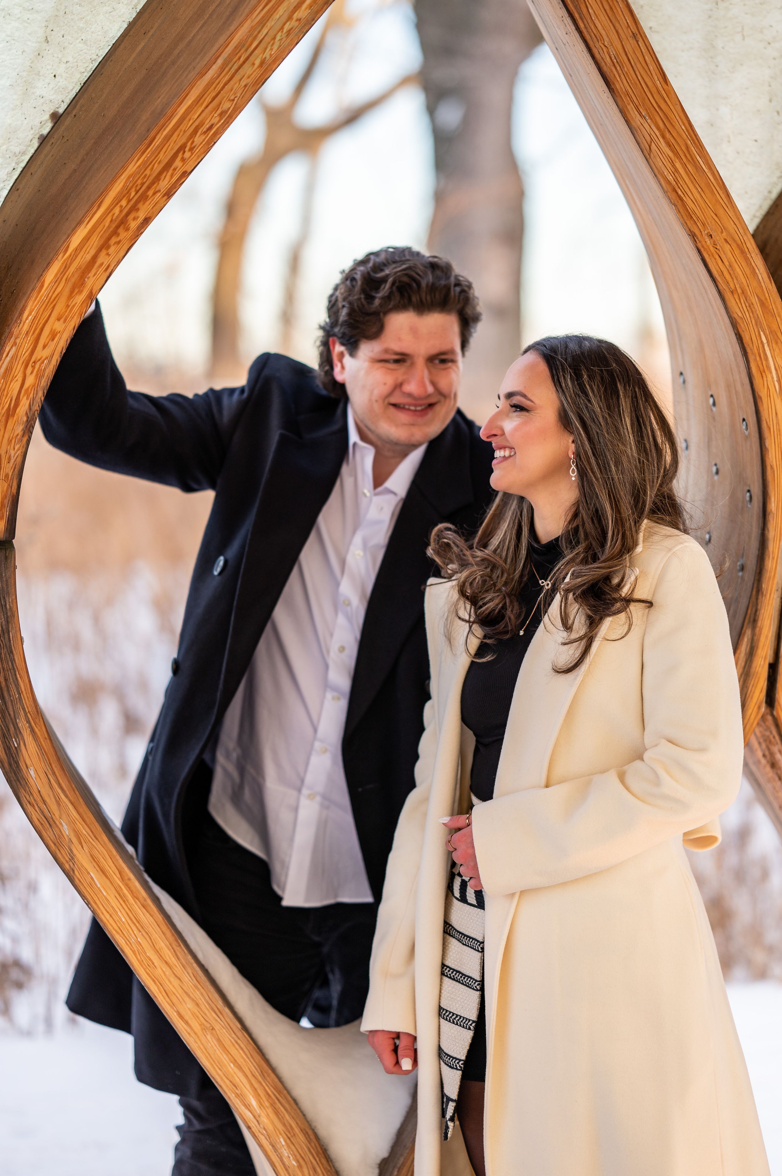 Engagement photo shoot Chicago