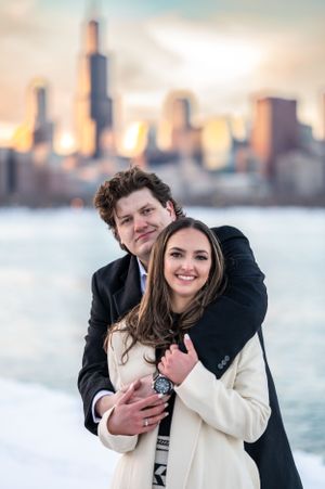 Chicago engagement photos