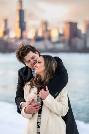 Engagement photo shoot Chicago
