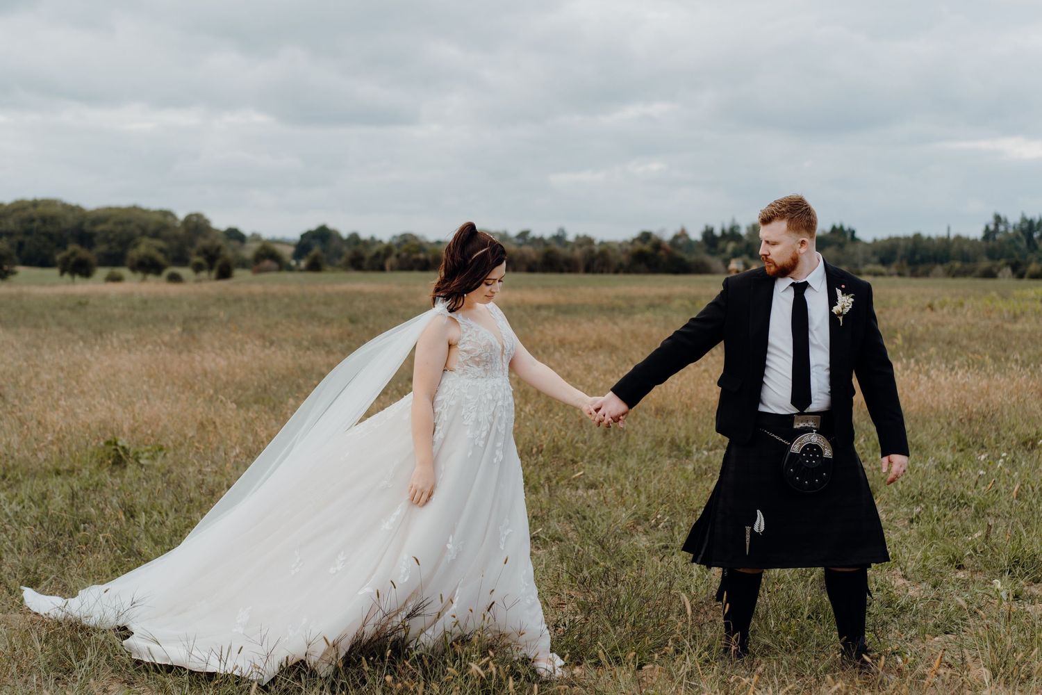 Kate and George's wedding photo,  photo editing by Shikita Edits