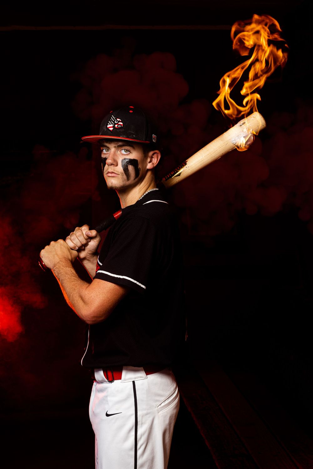 kentucky Lexington Georgetown Cynthiana Senior photographer baseball fire shoot