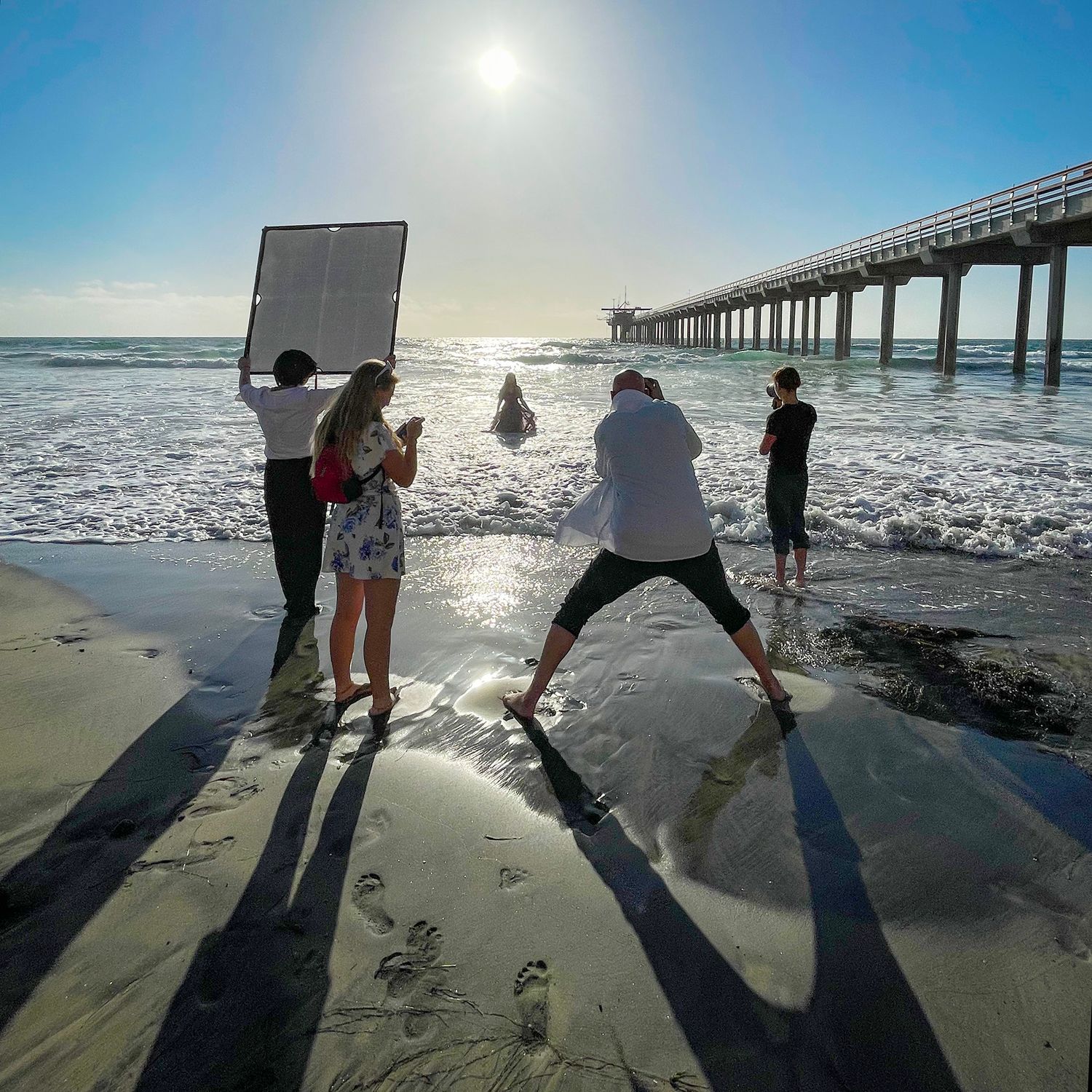 Ed Zabel - BTS - Pacific glamour shoot - 2021