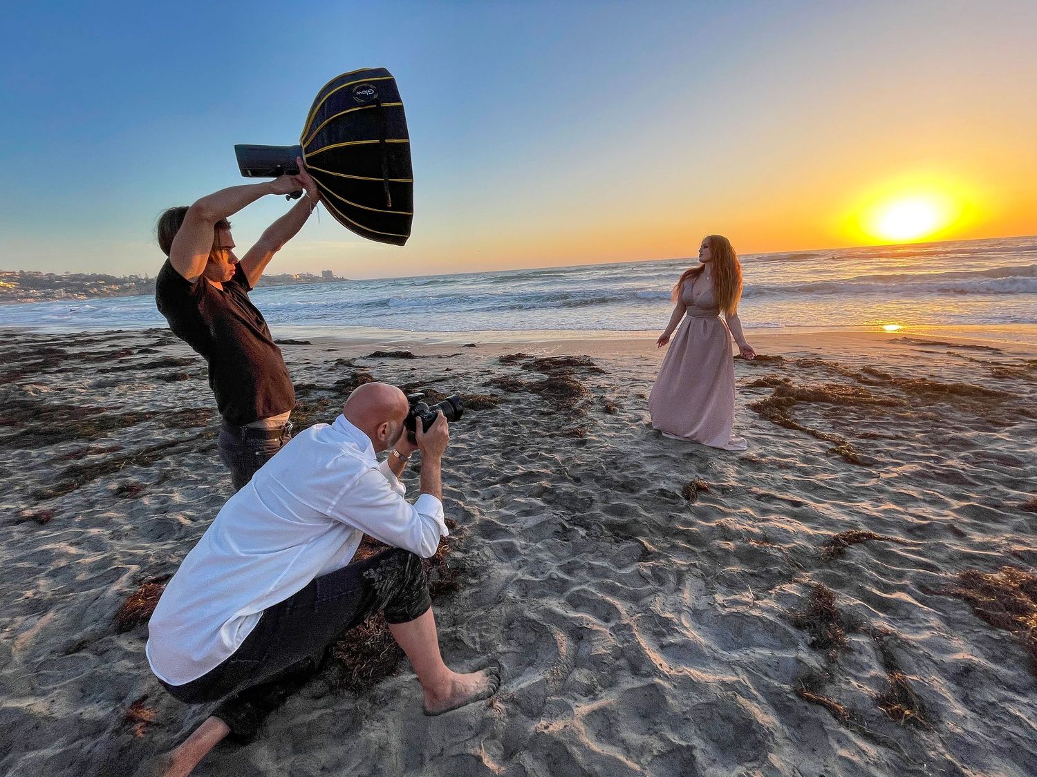 Ed Zabel - BTS - Pacific glamour shoot - 2021