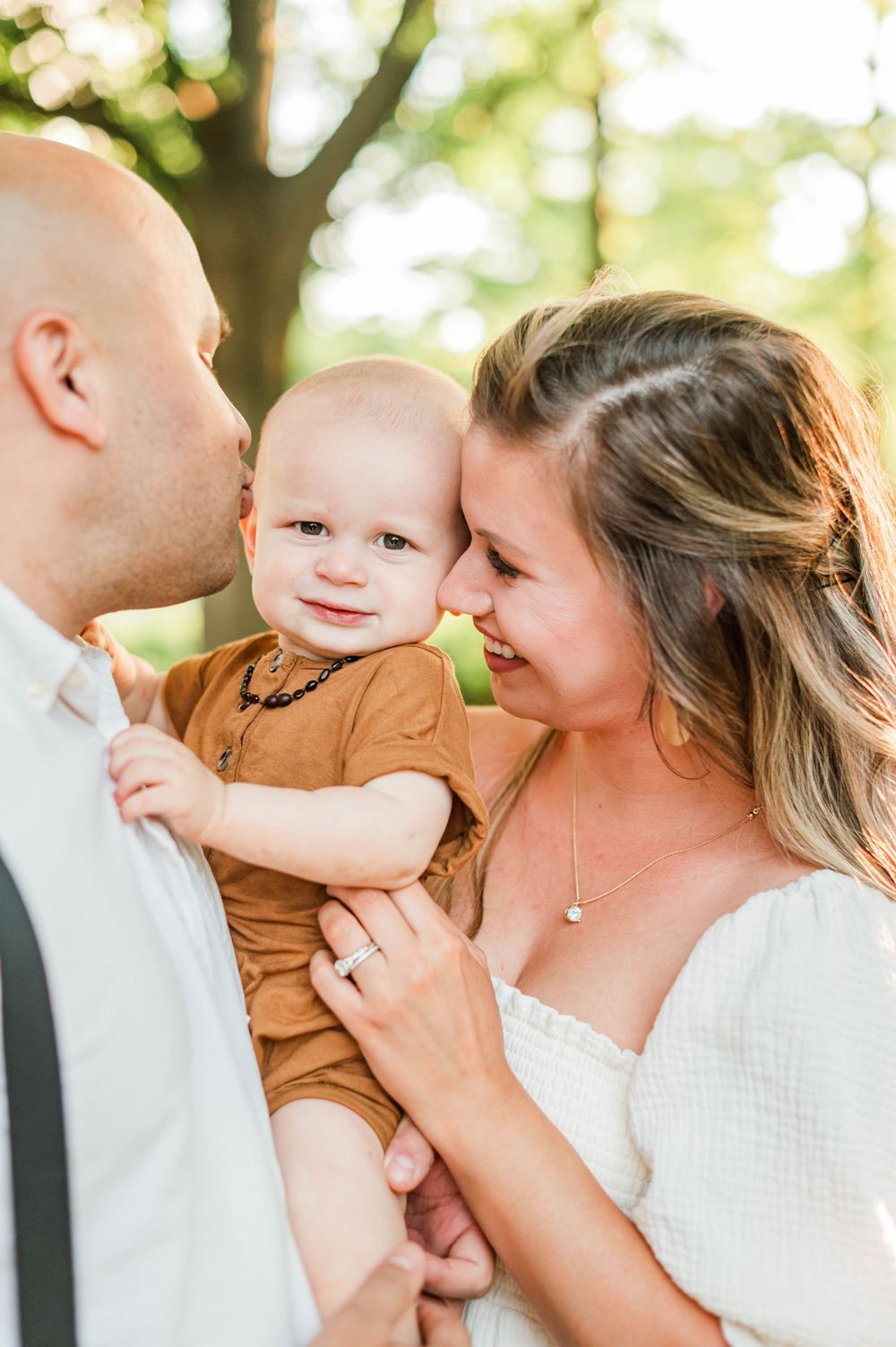 Spring time family session at Myriad Gardens in Oklahoma City, OK.