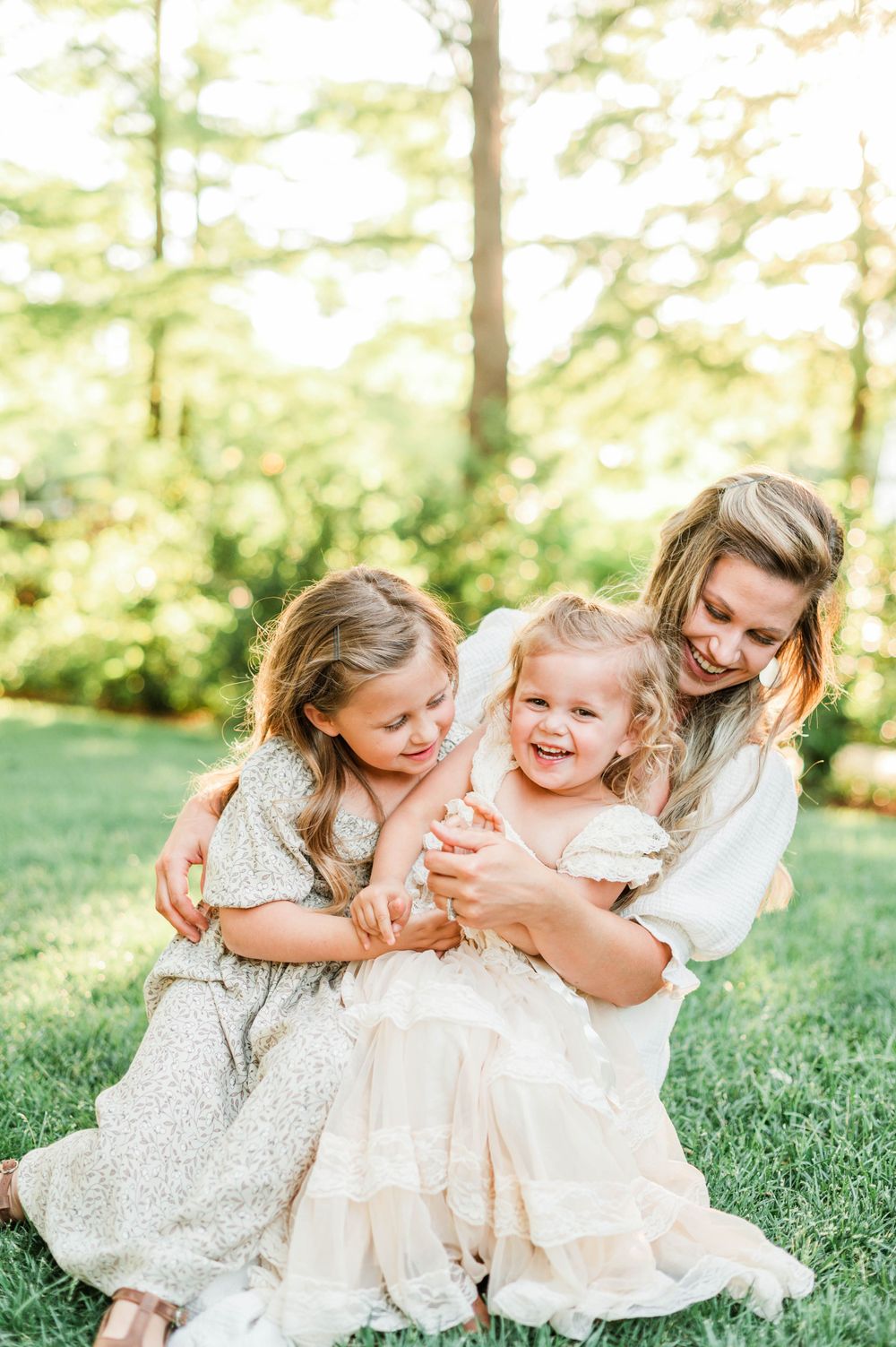 Spring time family session at Myriad Gardens in Oklahoma City, OK.