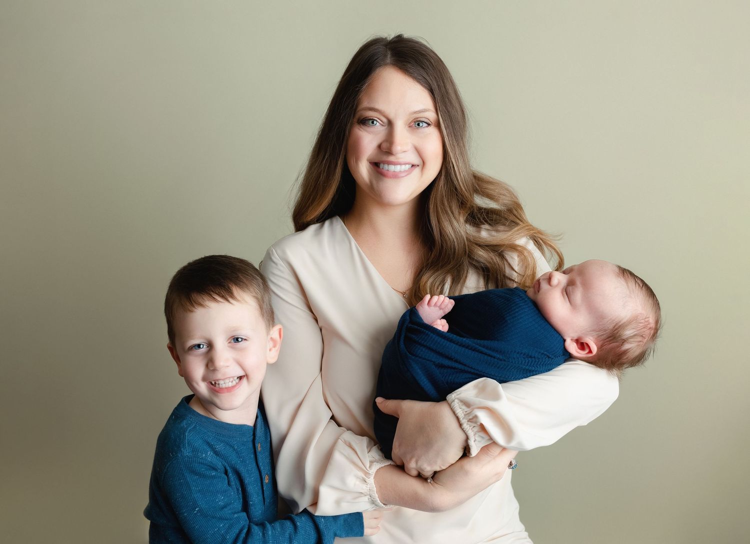 Mom with boys. Greenville sc newborn photographer, Easley sc newborn photographer, Upstate newborn photographer.