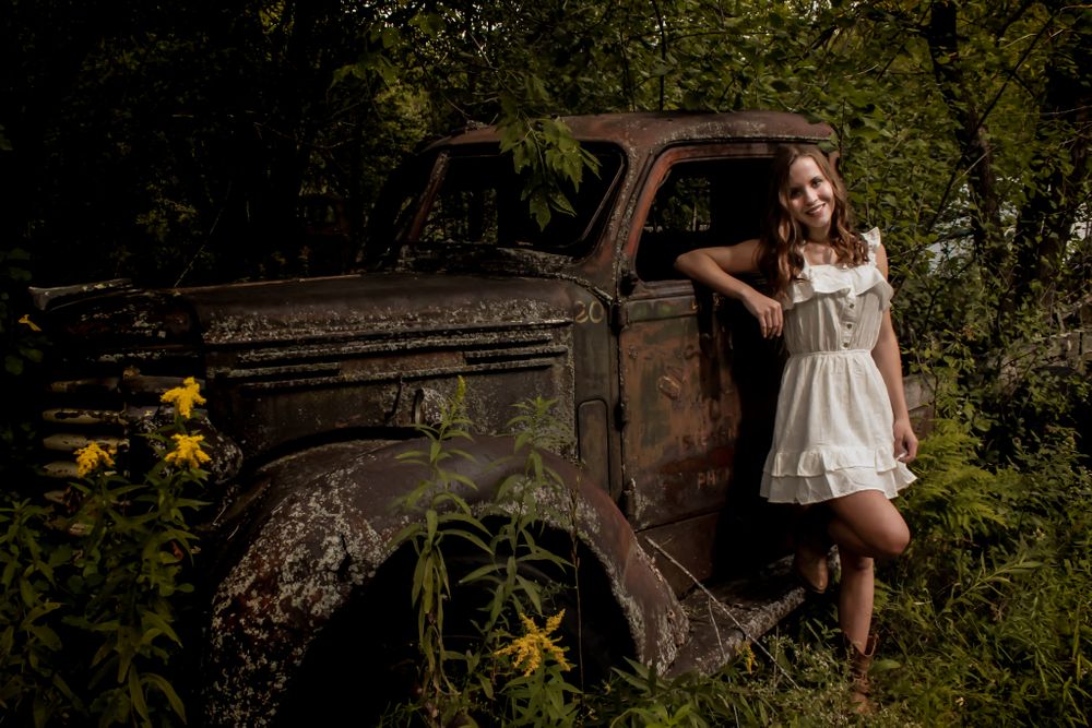 senior girl photography in central wisconsin
