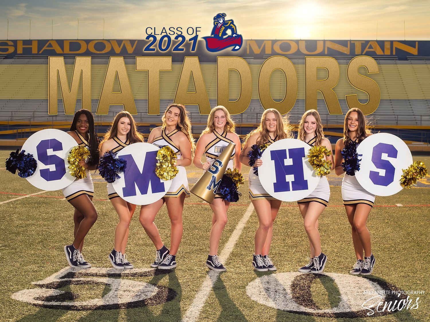 Sports Banner team Pictures Phoenix Arizona by Anjeanette Photography Graduation High School Seniors AZ
