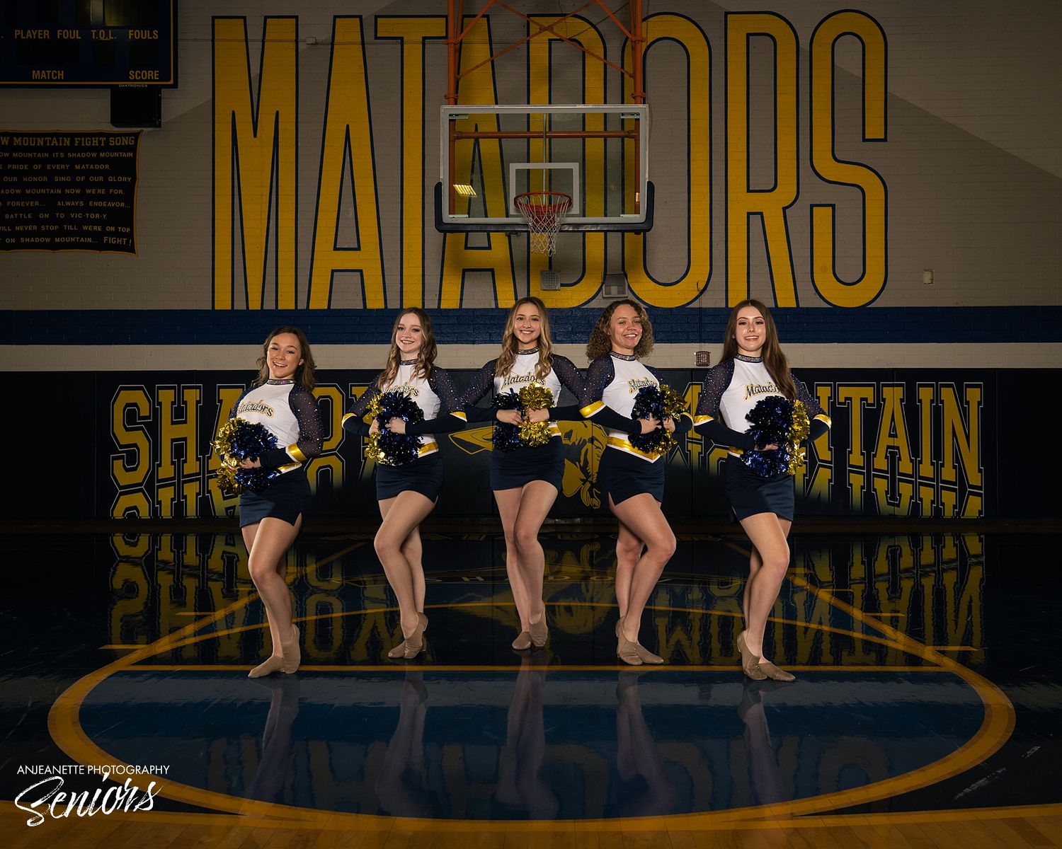 Sports Banner team Pictures Phoenix Arizona by Anjeanette Photography Graduation High School Seniors AZ