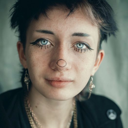 published photo of Lila Manz artist for Femme Rebelle Magazine