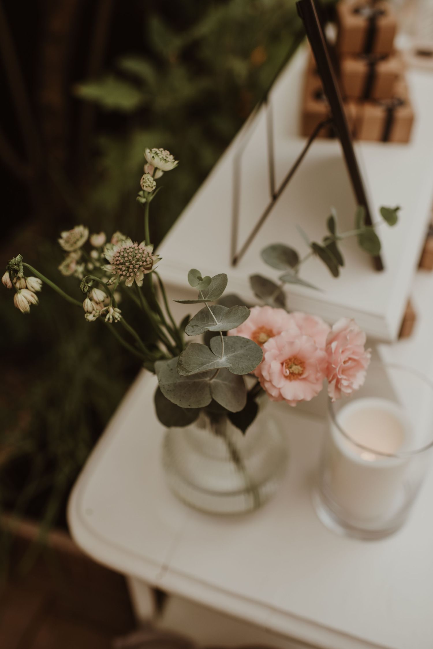 Mariage intime et poudré Elopement