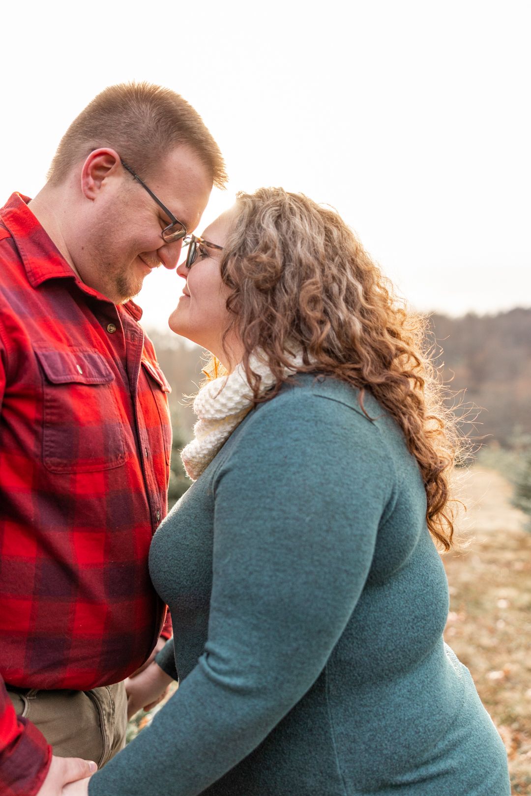 baldauf christmas tree engagement
