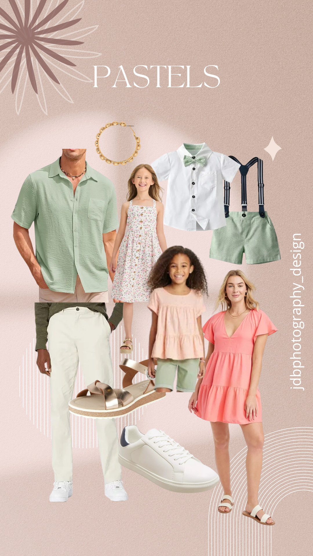 spring photo session style guide pastel colors