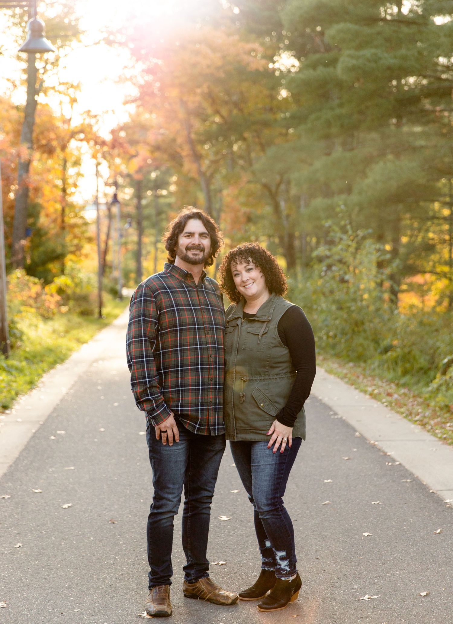 Couple at sunset