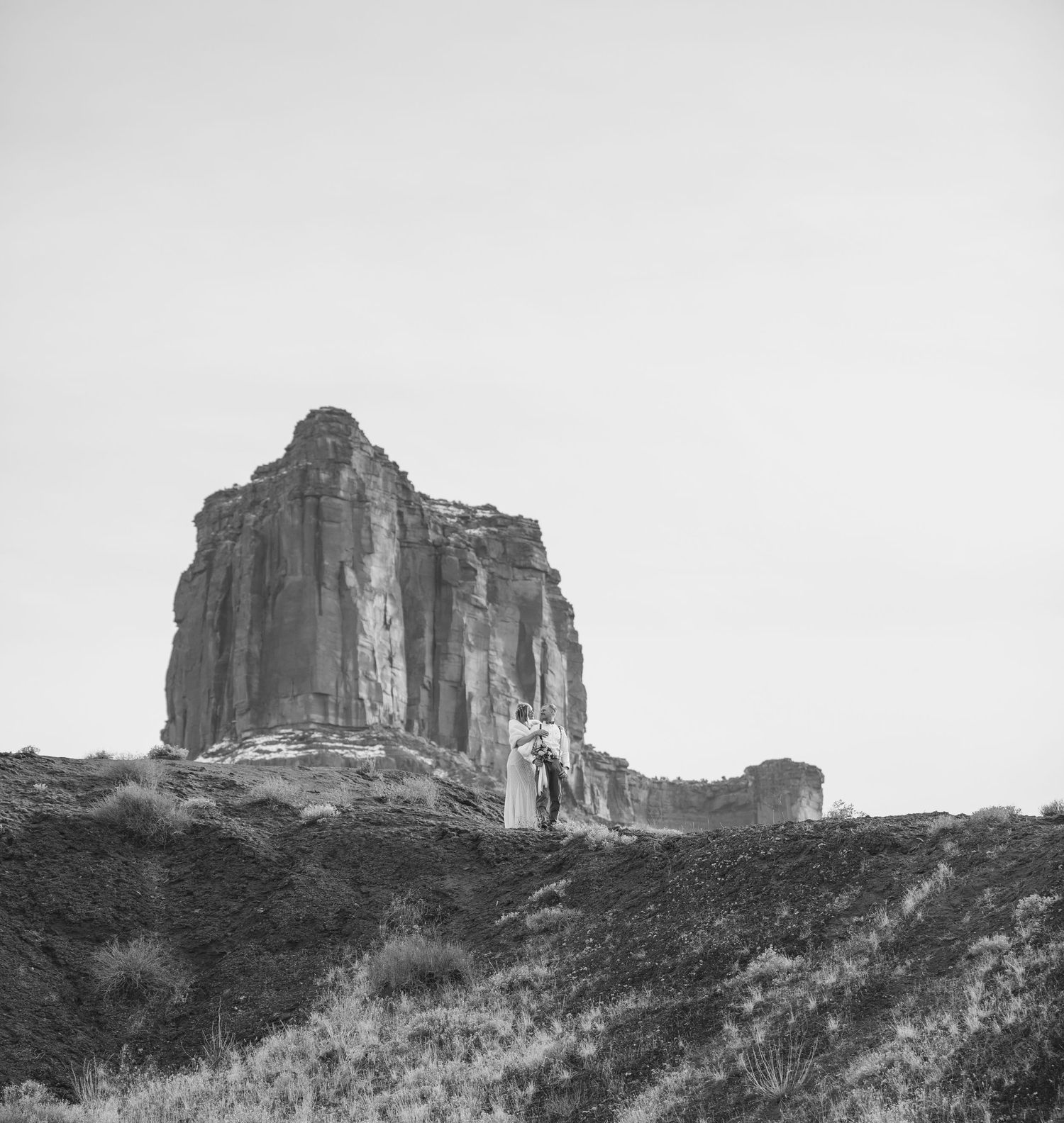 Intimate wedding in Utah