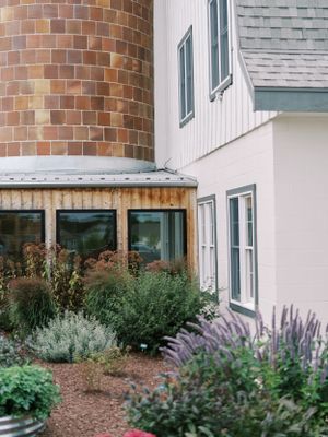 Outdoor detail of a wedding venue. Classic and film-inspired wedding photography in Madison, Wisconsin.