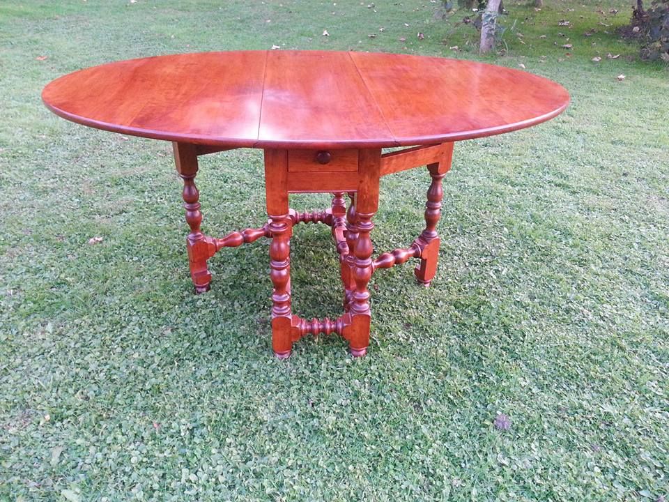 Founding Furniture - William and Mary Gate Leg Table