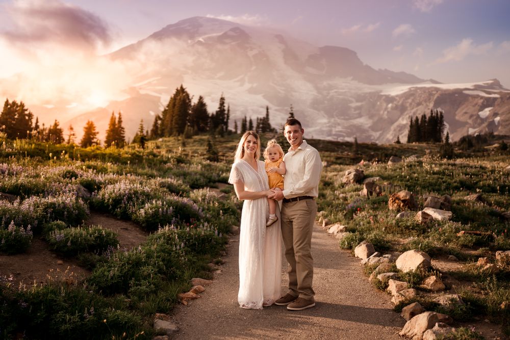 Rainier family photo session