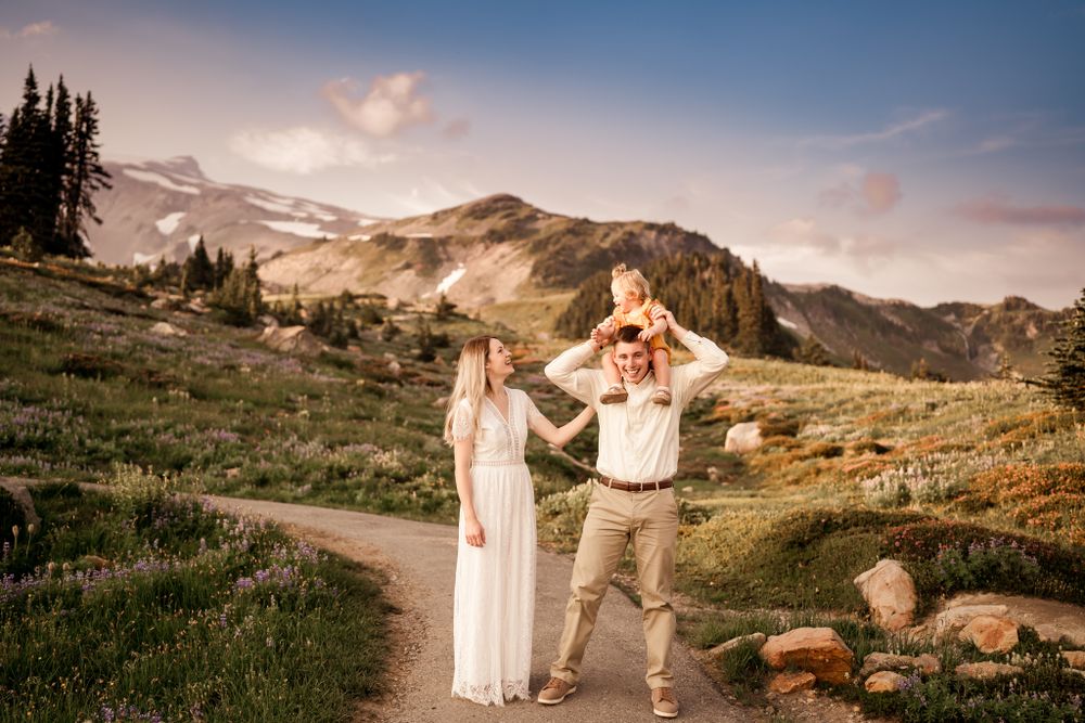Rainier family photo session