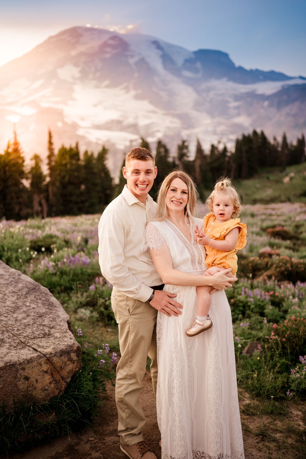 Rainier family photo session