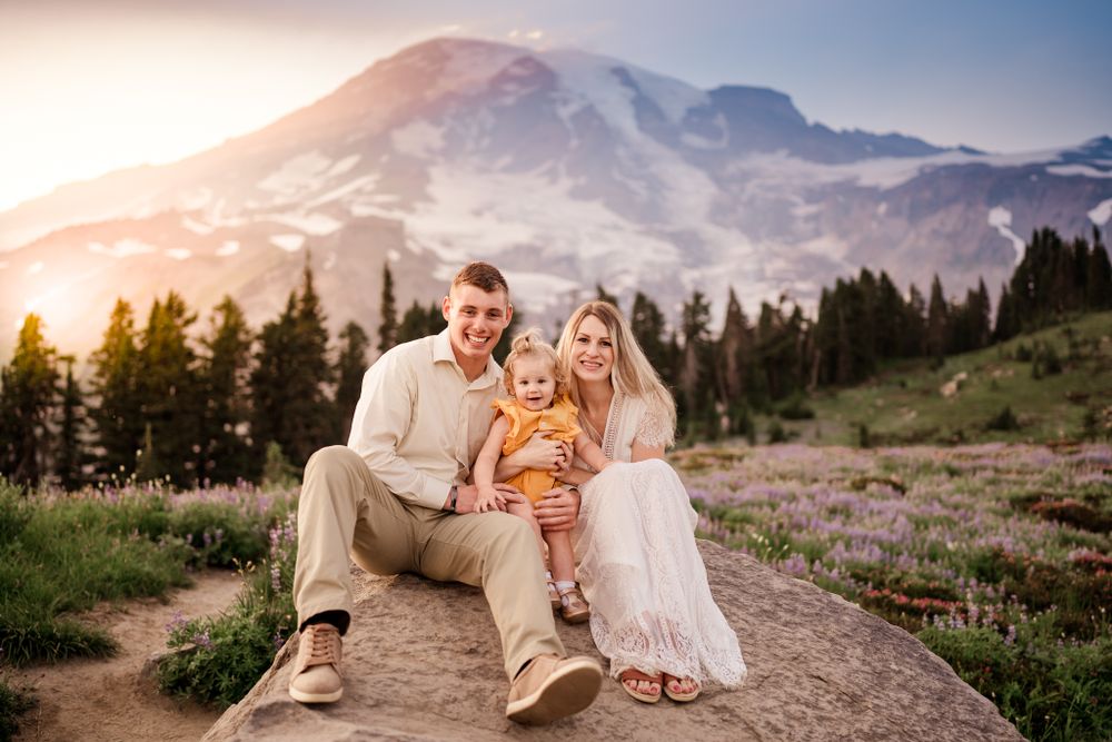 Rainier family photo session