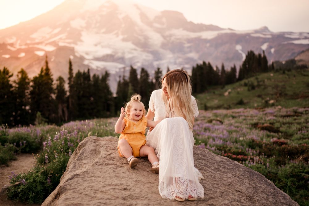 Rainier family photo session