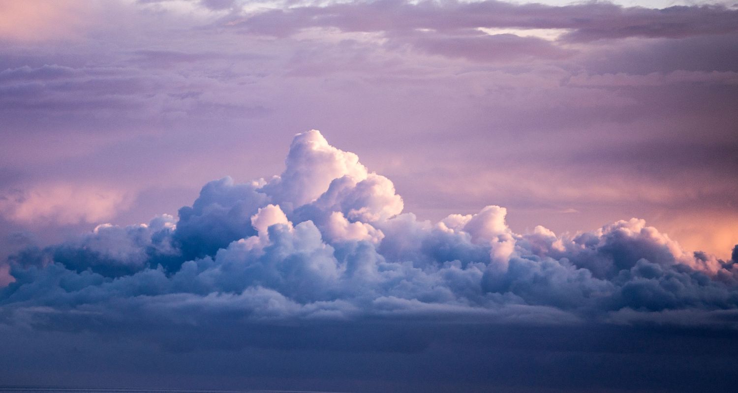 Dramatic cloud formation over Sotogrande at Sunset